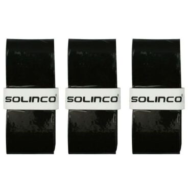 Solinco Wonder Tennis Grip (Pack of 12)(Black)