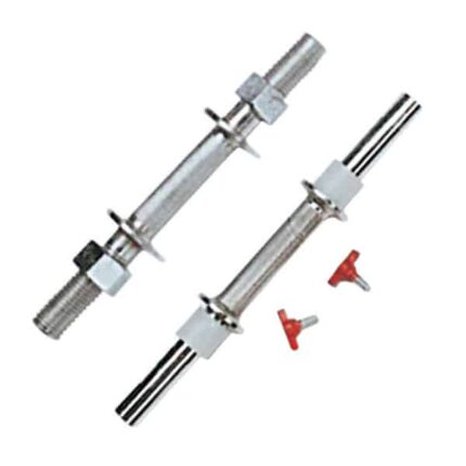 Vinex Dumbell Rod (Screw Type with 2 Nuts)