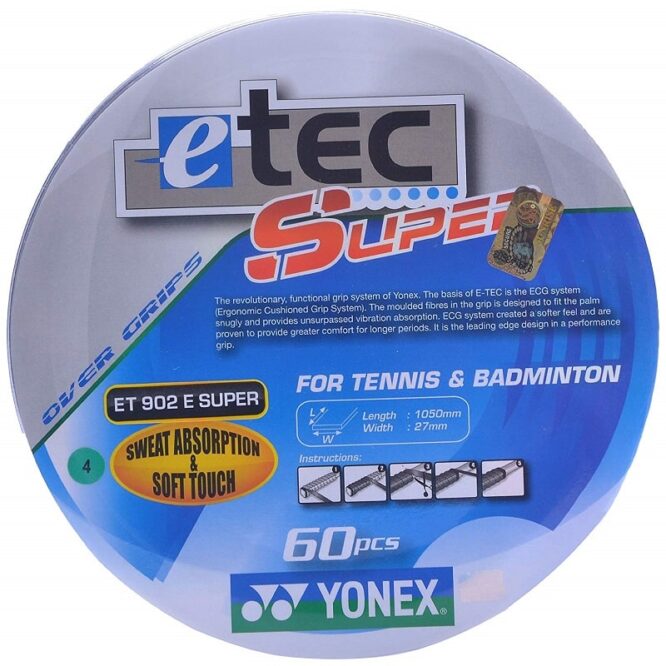 Yonex ET 902 ES Badminton Grip (60 PC Jar)