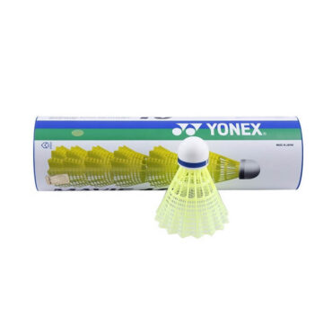 The combination of close-to-feather shuttlecock flight performance and four to five times more durability than an ordinary nylon shuttlecock makes the YONEX MAVIS series the most cost-effective choice for practice sessions. The hardness of the skirt – the feather part of the nylon shuttlecock – varies depending on temperature.