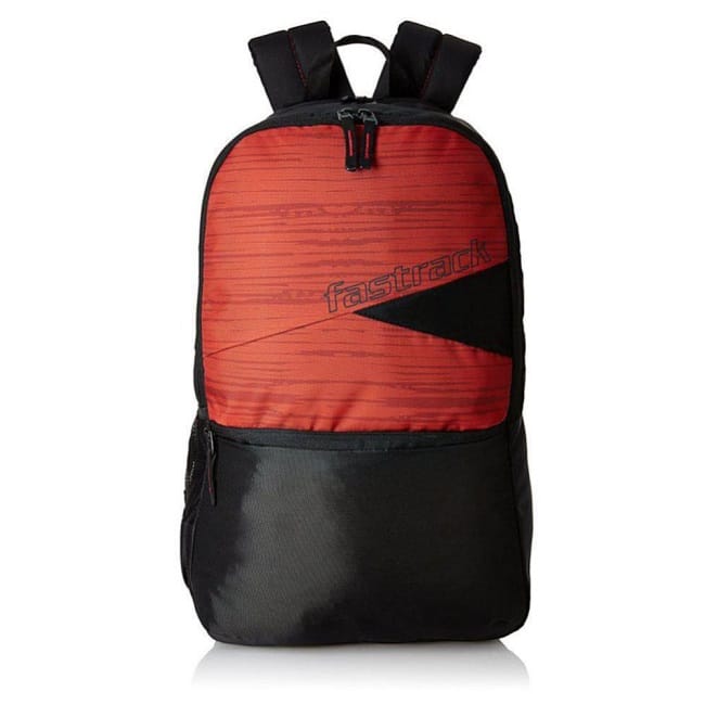 Fastrack Polyester Back Pack (Red/Black) A0695NBK01