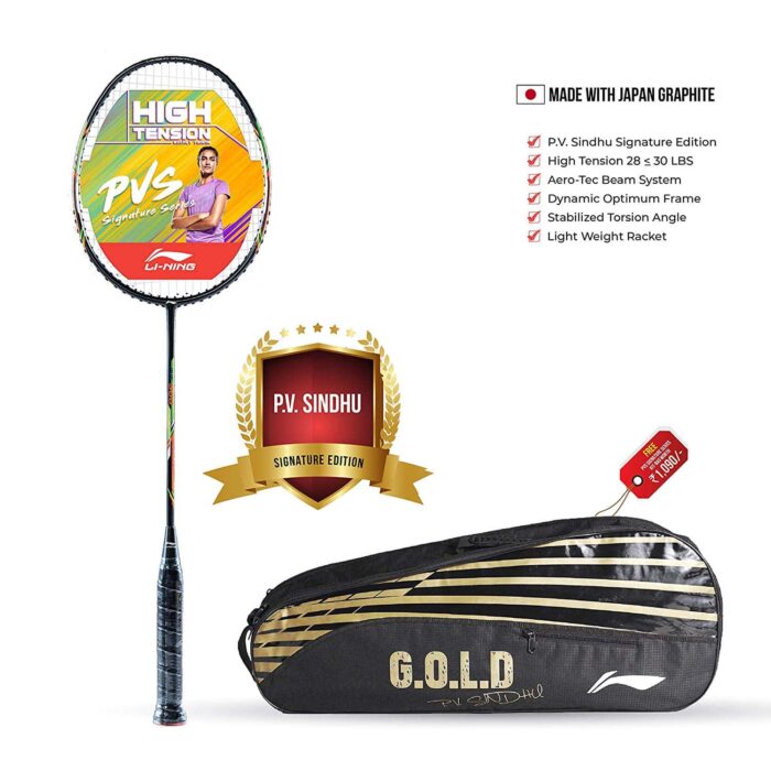 813tDTU- Lining PVS 900 Strung Badminton Racket (85-87g)p4