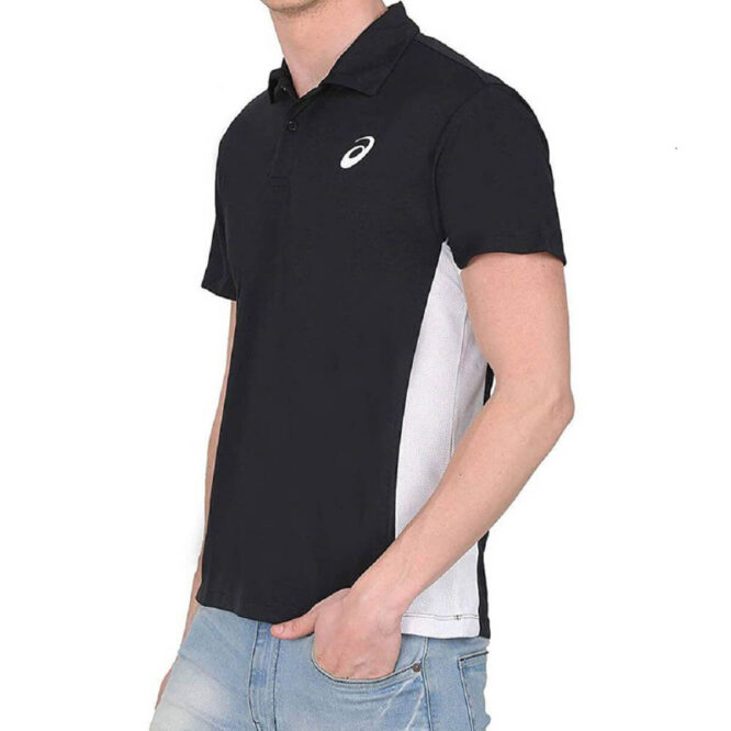 Asics Polo T-Shirt (Performance Black & Brilliant White)