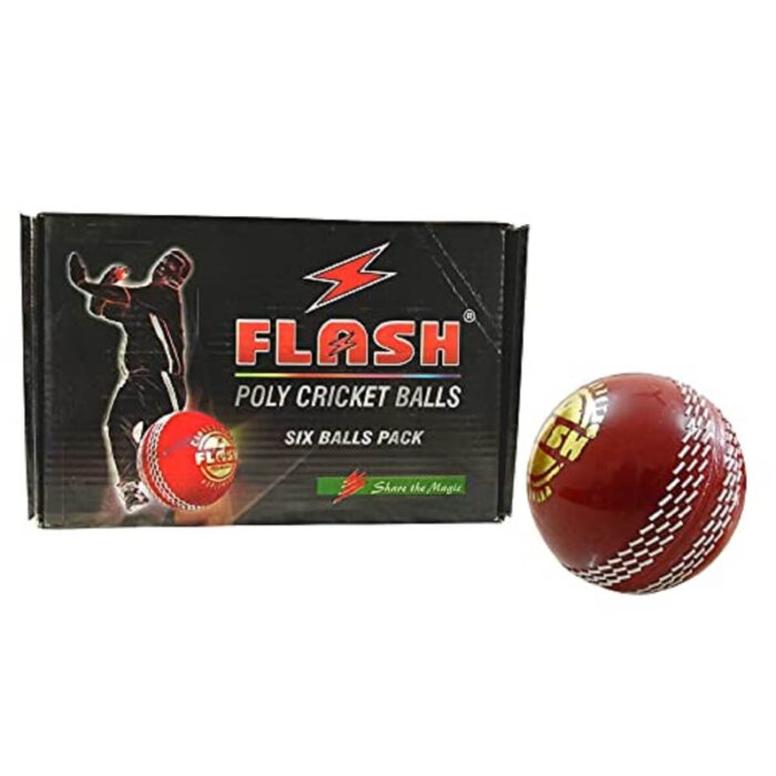 Flash Poly Synthetic Cricket Ball (Pack Of 2)