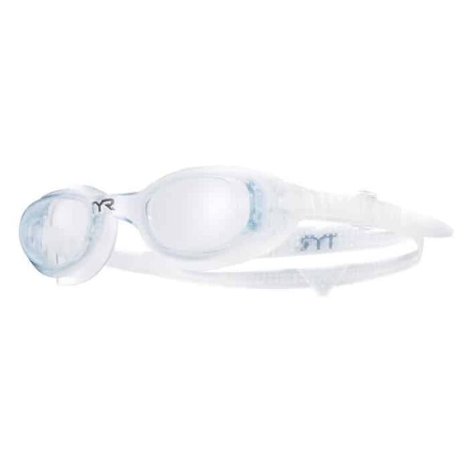 TYR Technoflex 4.0 Junior Swim Goggles(Silver/Clear)