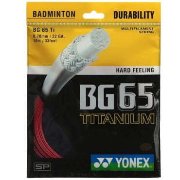 Yonex BG 65 Titanium Badminton String (Multi Color)