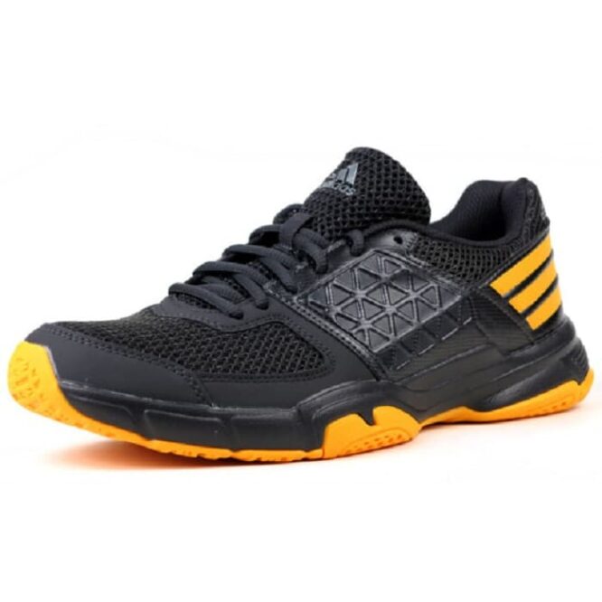 Adidas UBERSCHALL F4 Mens Badminton shoes (BLACK)-p1