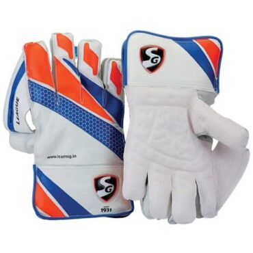 SG League Cricket Wicket Keeping Gloves (Multi-Color)