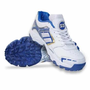 SS Gusty Golden Cricket Shoes (White)
