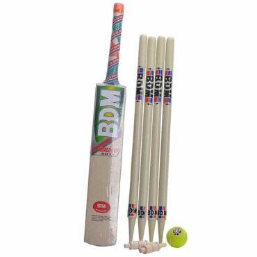 BDM Cricket Set Bat,Ball,Stumps and kitbags