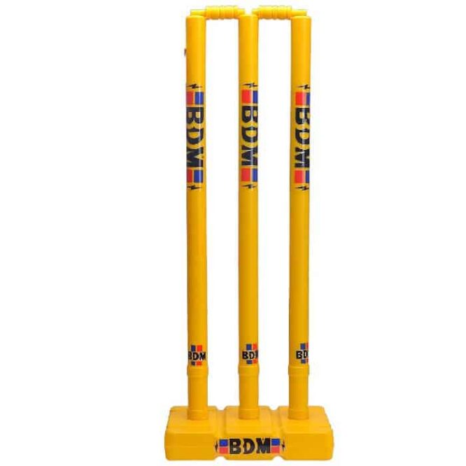 BDM Plastic Cricket Stumps With Base