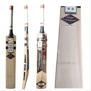 BDM Players Autograph Kashmir Willow Cricket Bat -Mens