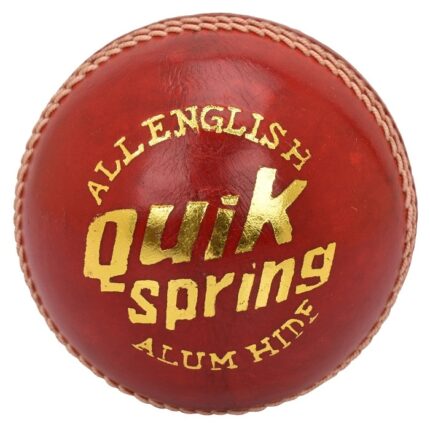 BDM Quick-Spring Cricket Red Leather Ball