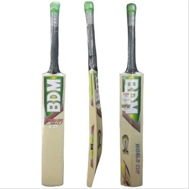 BDM World Cup Synthetic Armoured English Willow Cricket Bat-Men's