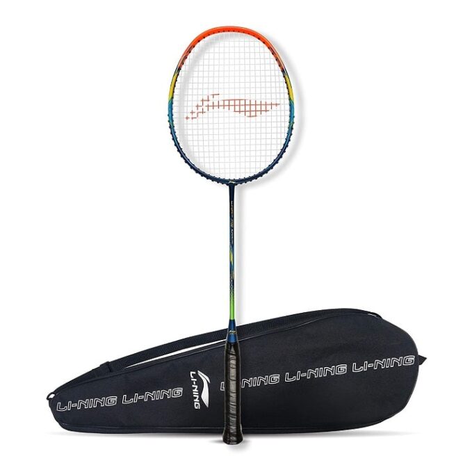 Li-Ning G-Force 3700 Superlite Badminton Racquet (Navy Orange) pr-1