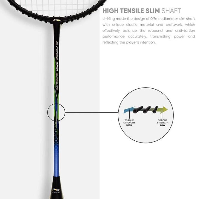 Li-Ning G-Force 3700 Superlite Badminton Racquet Pr-2