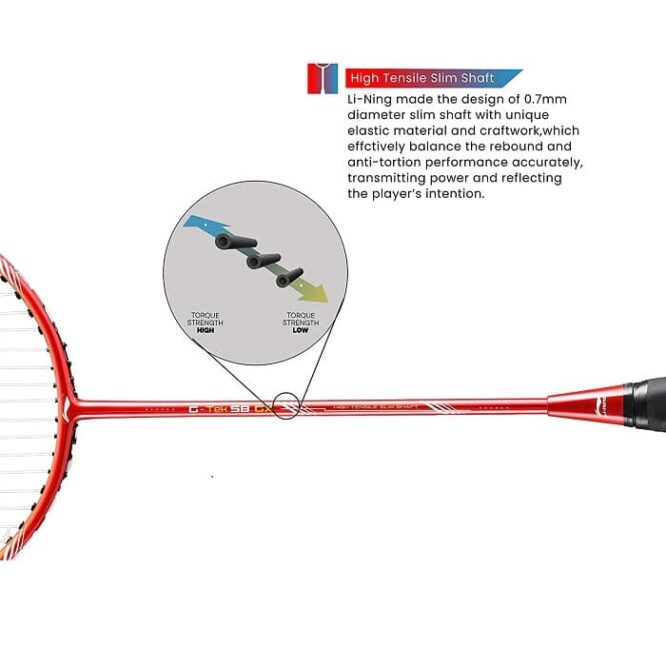 Li-Ning G-Tek 58 GX Badminton Racquet Pr-2