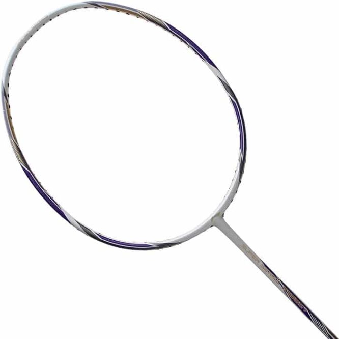 Li-Ning SS-88-G7 Badminton Racquet (White Purple) Pr-2