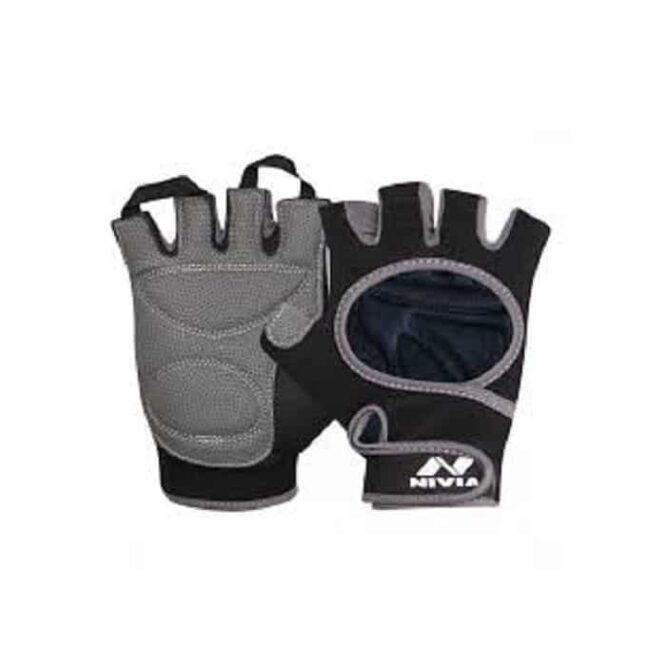 Nivia Warrior Sports Gloves -Black/Grey