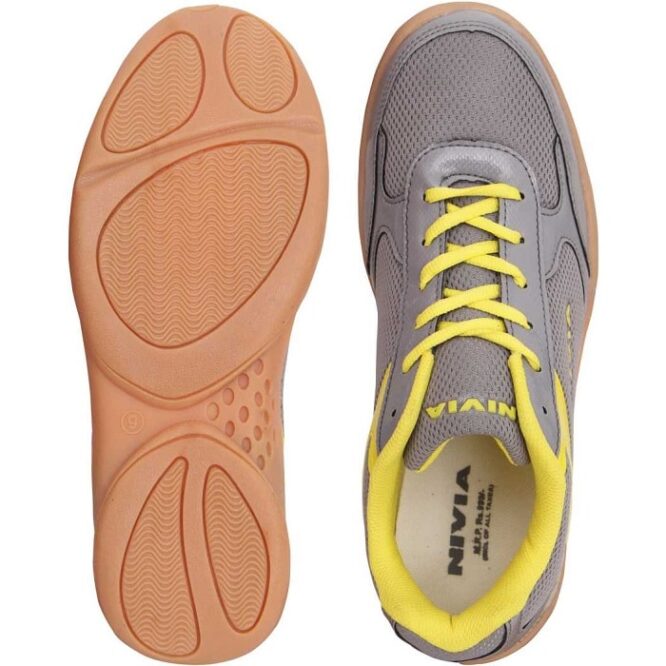 Nivia Flash Badminton Shoes -Yellow 2