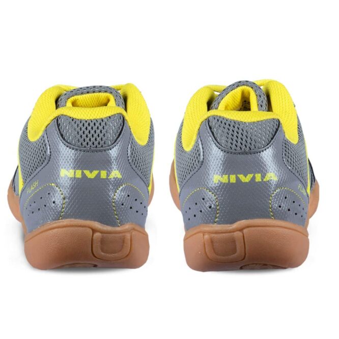 Nivia Flash BadmintonVolleyball Shoes -Grey p3