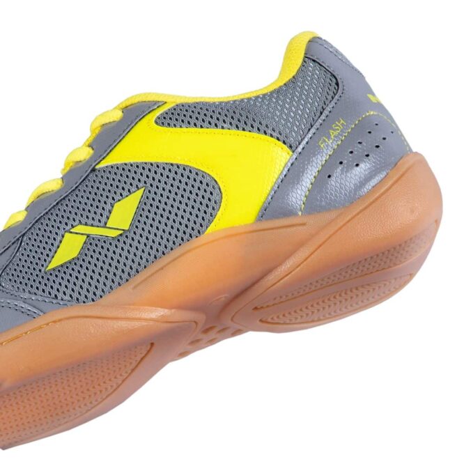 Nivia Flash BadmintonVolleyball Shoes -Grey p1