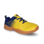 Nivia Hy-Court Junior BadmintonVolleyball Shoes (YellowBlue)