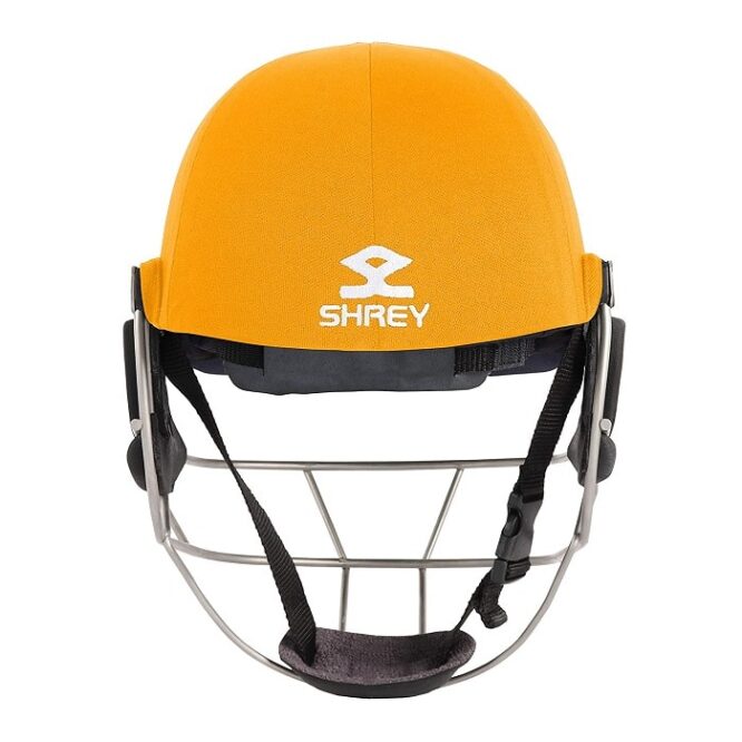 Shrey Masterclass Air Stainless Steel Cricket Helmet Gold pr-2