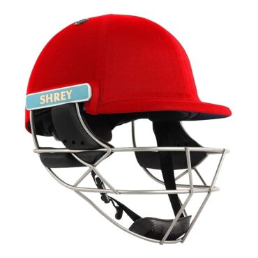 Shrey Masterclass Air Stainless Steel Cricket Helmet Red Pr-1