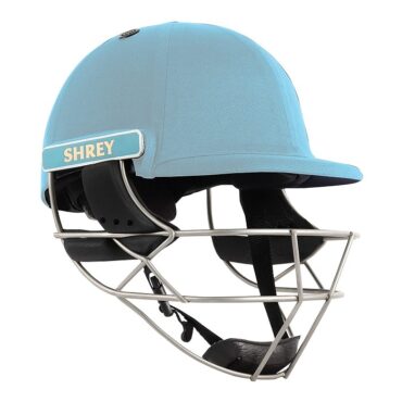 Shrey Masterclass Air Stainless Steel Cricket Helmet Sky Blue Pr-1