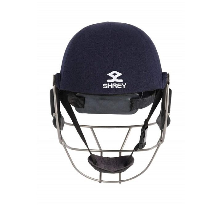 Shrey Masterclass Air Titanium Cricket Helmet -Navy Blue Pr-2