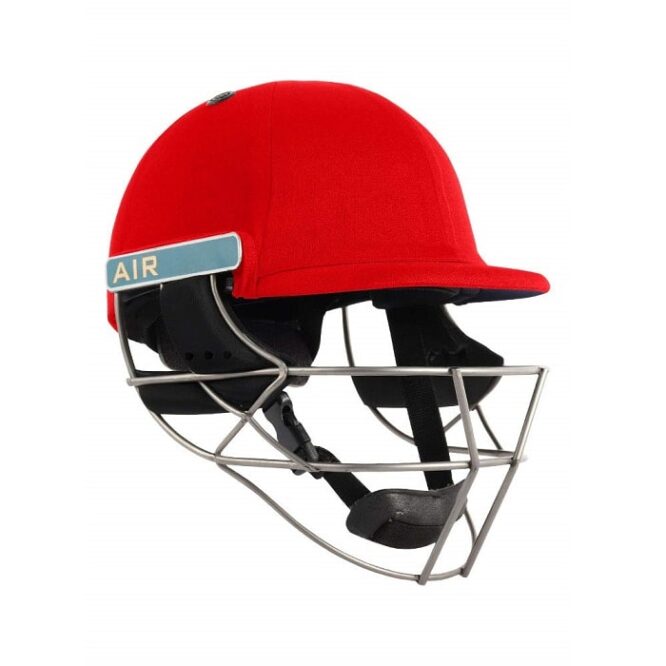 Shrey Masterclass Air Titanium Cricket Helmet -Red Pr-1