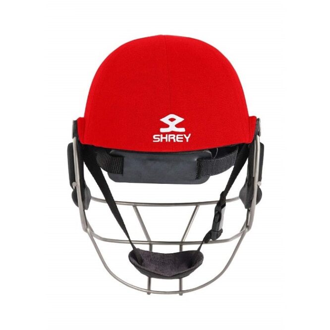 Shrey Masterclass Air Titanium Cricket Helmet -Red Pr-2