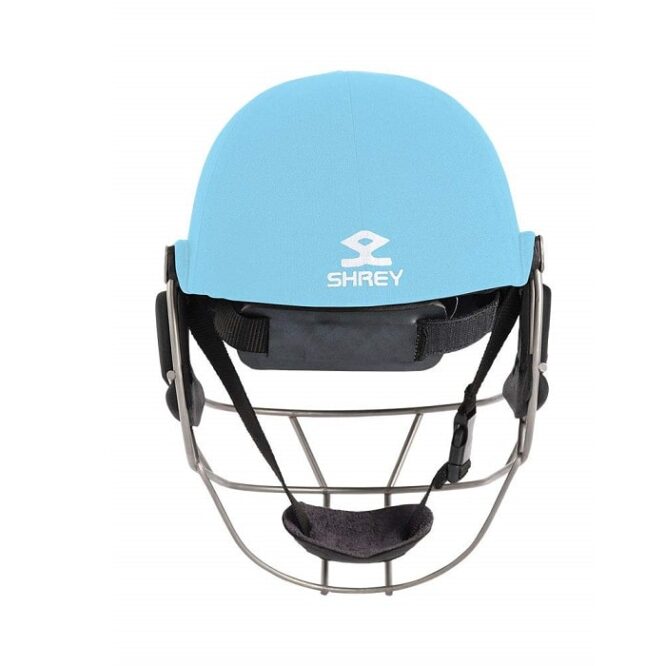 Shrey Masterclass Air Titanium Cricket Helmet-Sky Blue Pr-2