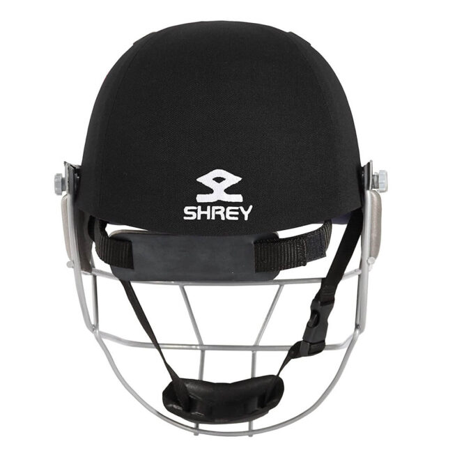 Shrey Match 2.0 Steel Cricket Helmet -Black