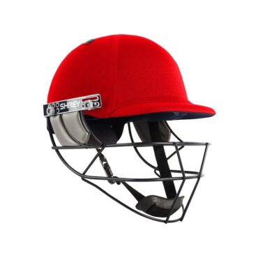 Shrey Premium 2.0 Steel Cricket Helmet -Red Pr-1