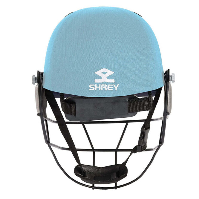 Shrey Premium 2.0 Steel Cricket Helmet -Sky Blue