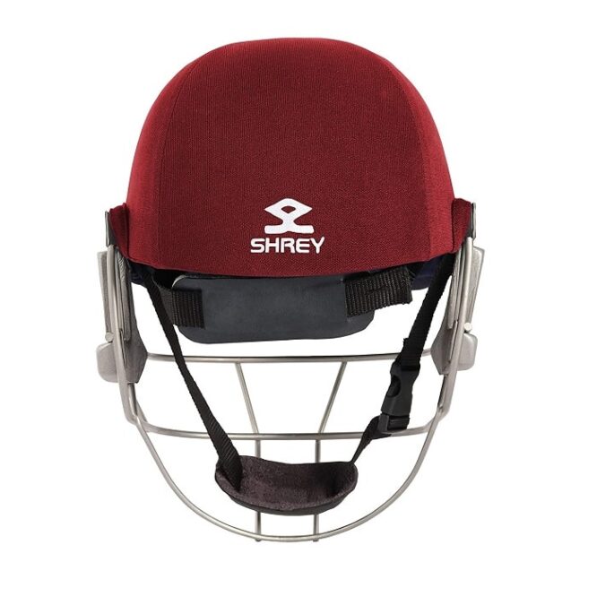 Shrey Pro Guard Air Titanium Cricket Helmet Maroon Pr-2