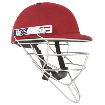 Shrey Pro Guard Fielding Stainless Steel Cricket Helmet -Maroon Pr-1