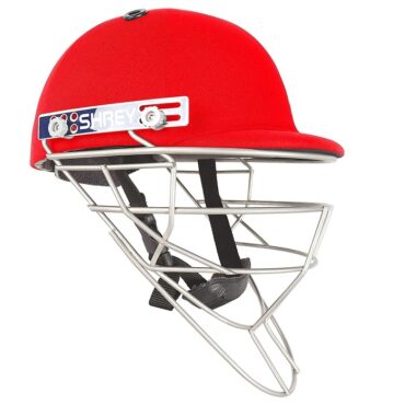 Shrey Pro Guard Fielding Stainless Steel Cricket Helmet -Red Pr-1