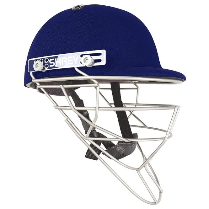 Shrey Pro Guard Fielding Stainless Steel Cricket Helmet -Royal Blue Pr-1