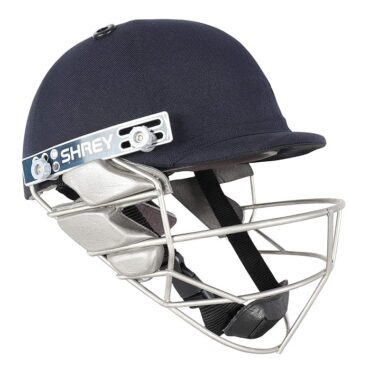 Shrey Pro Guard Wicket Keeping Stainless Steel Cricket Helmet -Navy Blue Pr-1