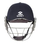 Shrey Pro Guard Wicket Keeping Stainless Steel Cricket Helmet -Navy Blue Pr-3