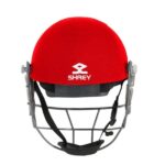 Shrey Star Junior Steel Cricket Helmet -Red
