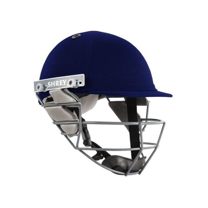 Shrey Star Junior Steel Cricket Helmet -Royal Blue Pr-1