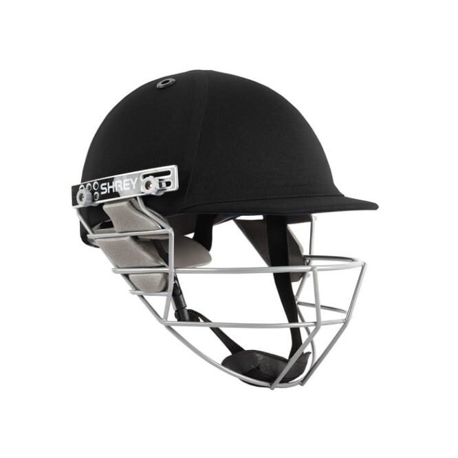 Shrey Star Steel Cricket Helmet Black Pr 1