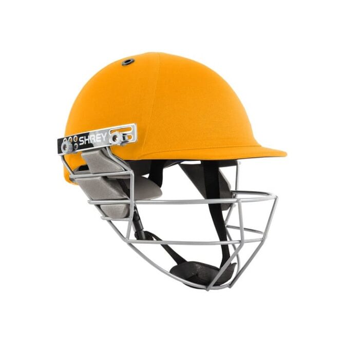 Shrey Star Steel Cricket Helmet Gold Pr-1