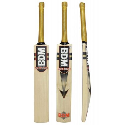 BDM Old Gold English Willow Cricket Bat-Men's