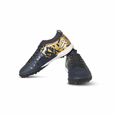 Vector X Flame Indoor Football Shoes (Navy-Gold)