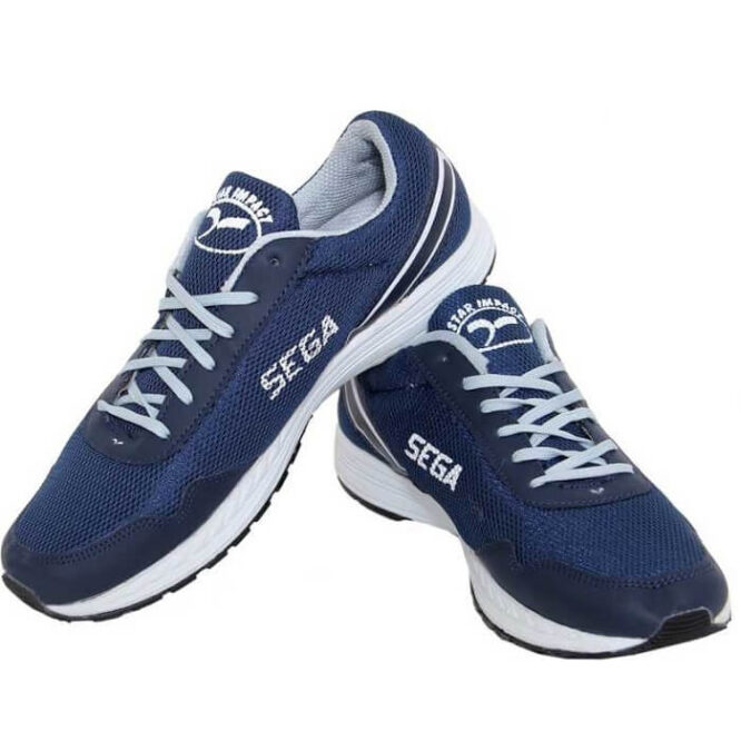 Sega Edge Jogger's Running Shoe (Navy Blue)